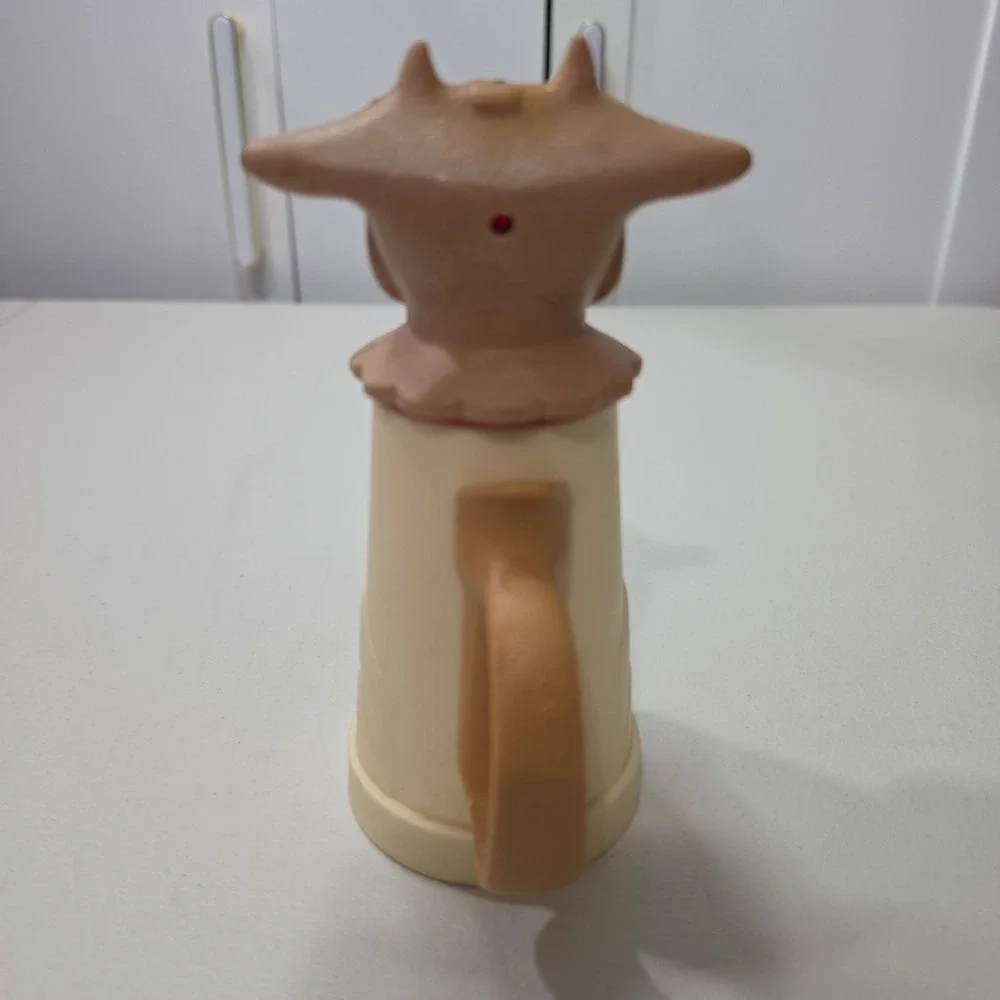 VTG Moo Cow Coffee Creamer Holder Dispenser Container Whirley Industries RARE !